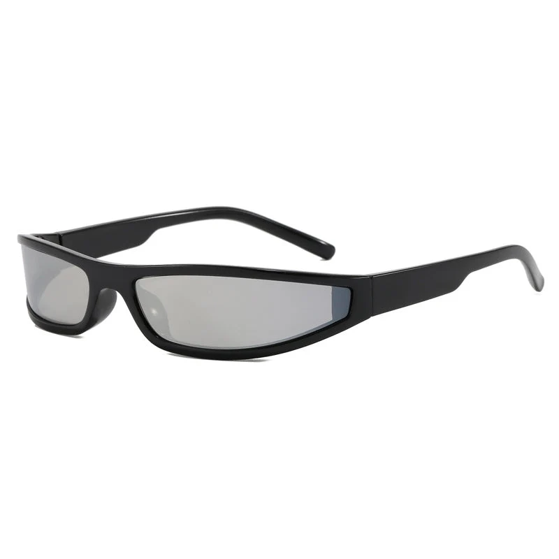 Dame sports solbriller med flatt, aerodynamisk design og UV-beskyttelse Luvikno