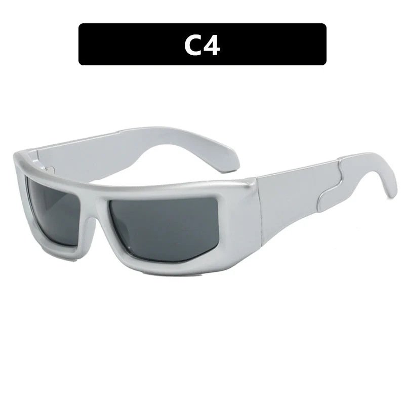 Dame sporty solbriller med bred ramme og polariserte glass Luvikno