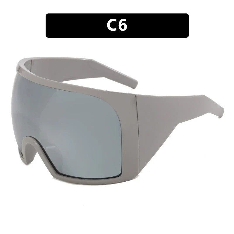 Dame sporty solbrille med aerodynamisk design Luvikno