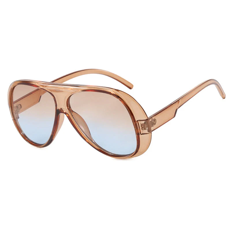 Dame sporty solbriller i futuristisk design Luvikno