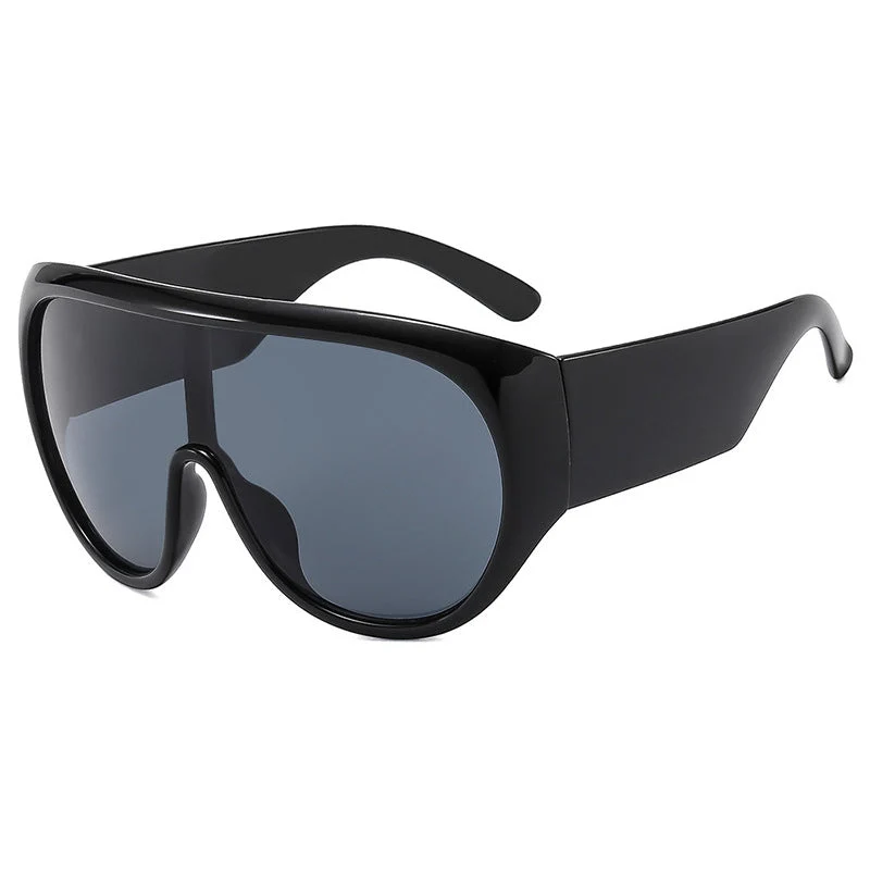 Damer sporty solbriller med aerodynamisk design og bredt synsfelt Luvikno