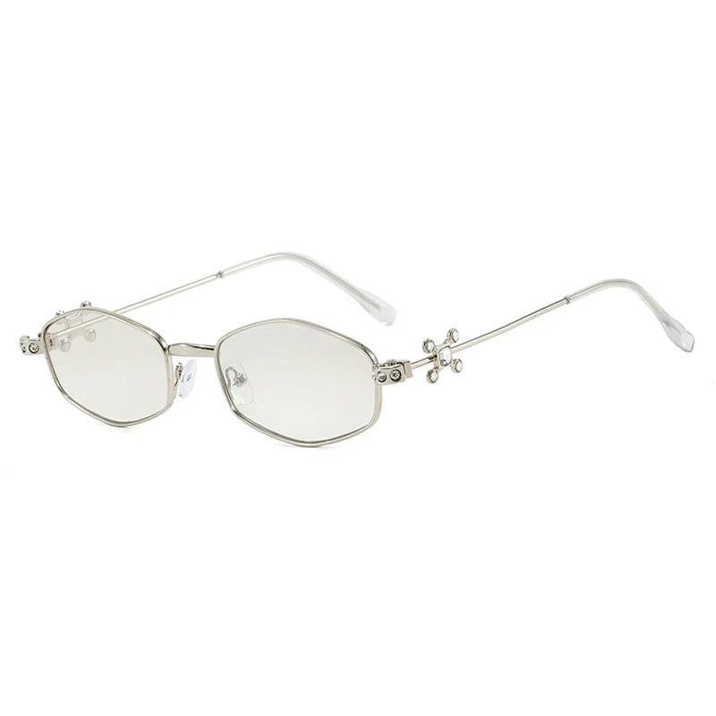 Dame solbrille med elegante akenter og UV-beskyttelse Luvikno