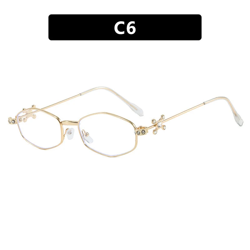 Dame solbrille med elegante akenter og UV-beskyttelse Luvikno