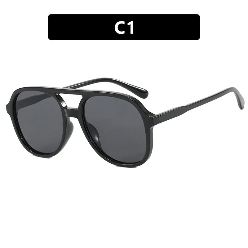 Dame solbrille med elegant skilpaddemønster og UV-beskyttelse Luvikno