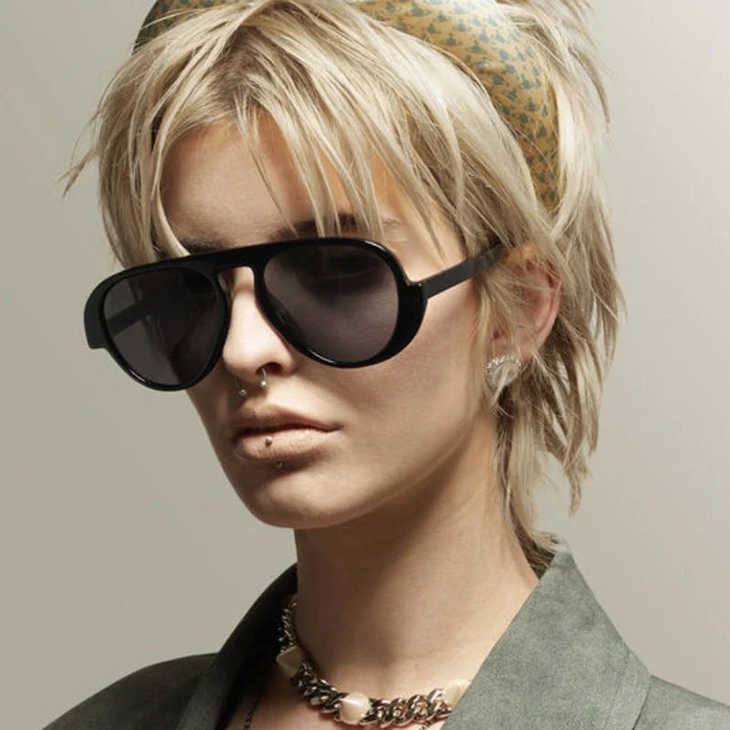 Dame solbrille med unikt retro-ramme og UV-beskyttelse Luvikno