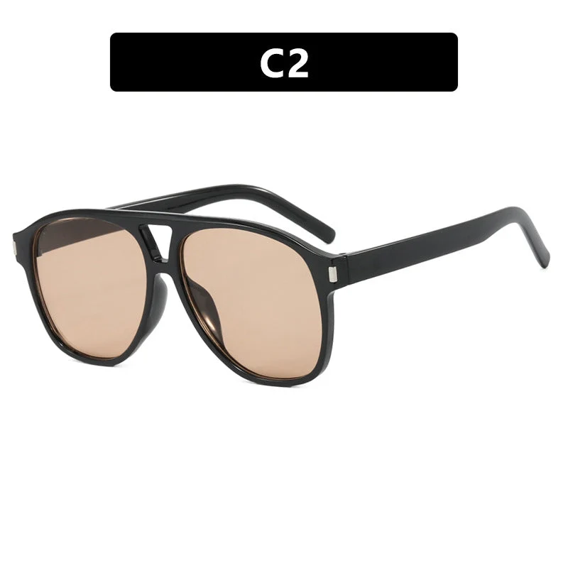 Damer solbrille i trendy skilpadde-design Luvikno