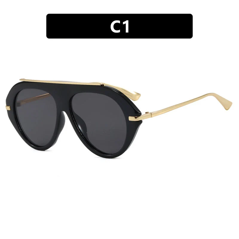 Dame solbrille i elegant heksagon-design Luvikno