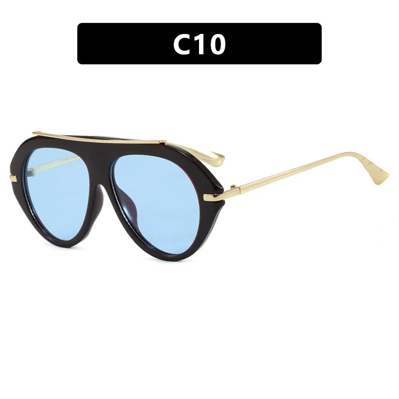 Dame solbrille i elegant heksagon-design Luvikno