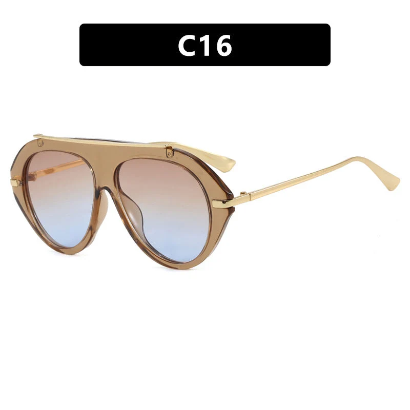Dame solbrille i elegant heksagon-design Luvikno