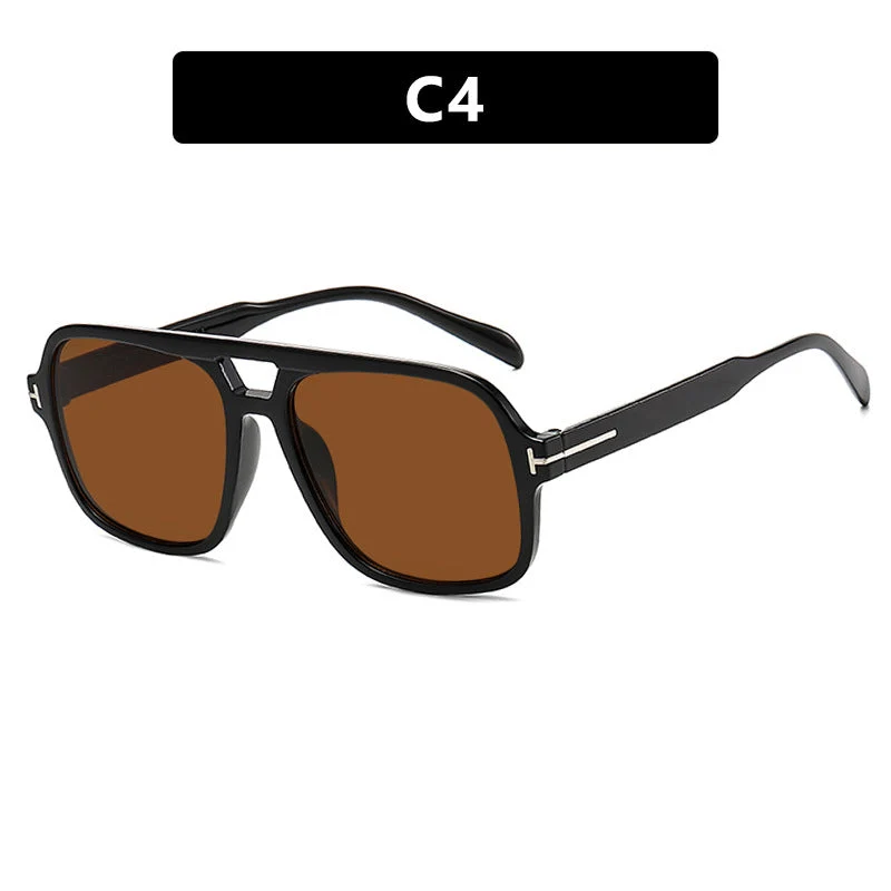 Dame solbrille i markant, kantet design med UV-beskyttelse Luvikno