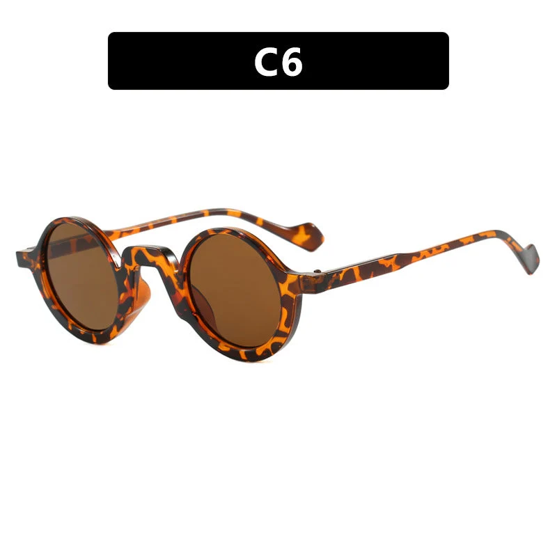 Damer rund solbrille med innovativ design og UV-beskyttelse Luvikno