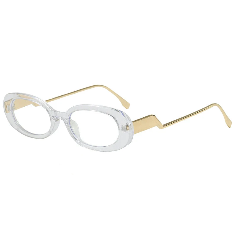 Dame retro-inspirert solbrille med moderne design og markant ramme Luvikno