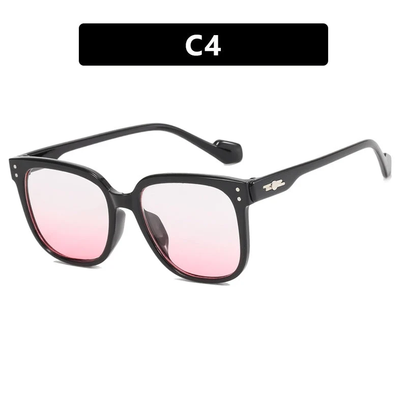 Dame firkantet solbrille med myk gradient og beskyttende UV-filter Luvikno