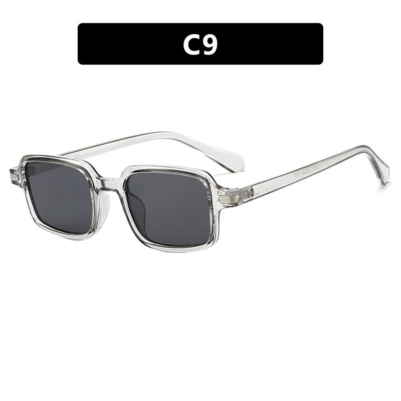 Dame kvadratisk solbrille med beskyttende UV-filter og robust ramme Luvikno