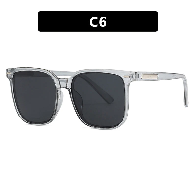 Dame firkantet solbrille med robust ramme og polarisert glass Luvikno