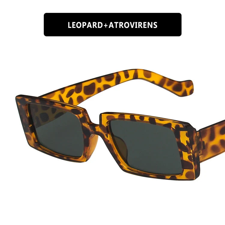 Dame kvadratisk solbrille med moderne ramme og stillegant design Luvikno