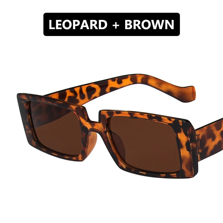 Dame kvadratisk solbrille med moderne ramme og stillegant design Luvikno