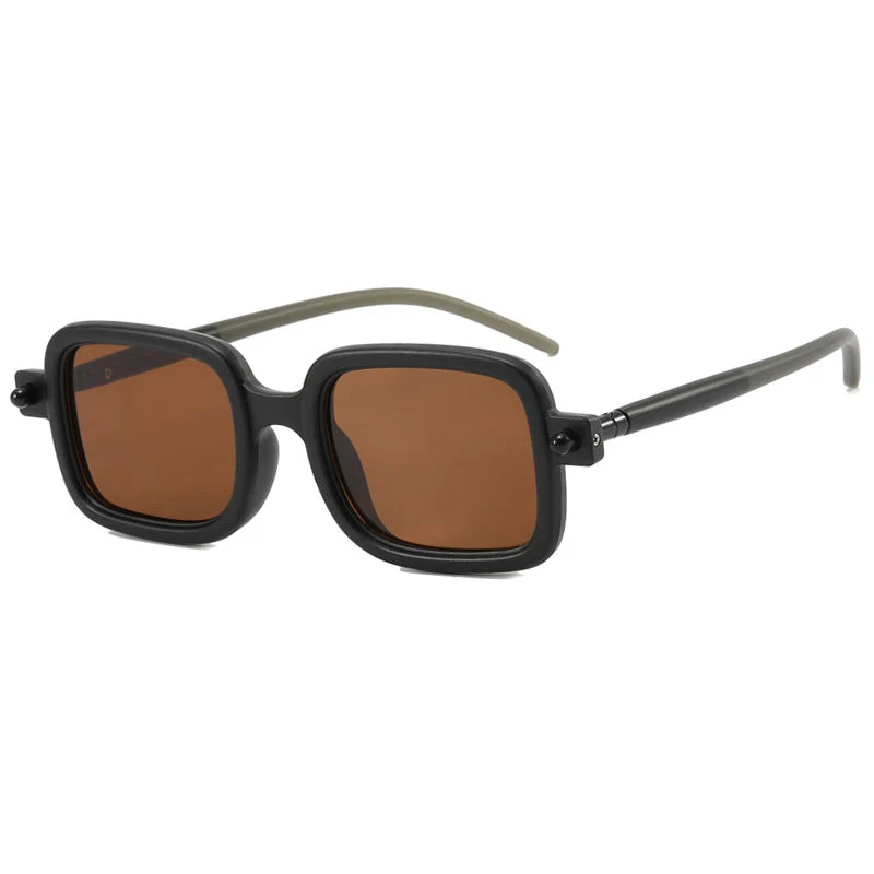 Dame kvadratisk solbrille med iøynefallende og moderne design Luvikno