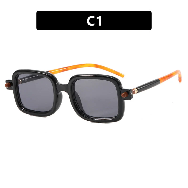 Dame kvadratisk solbrille med iøynefallende og moderne design Luvikno