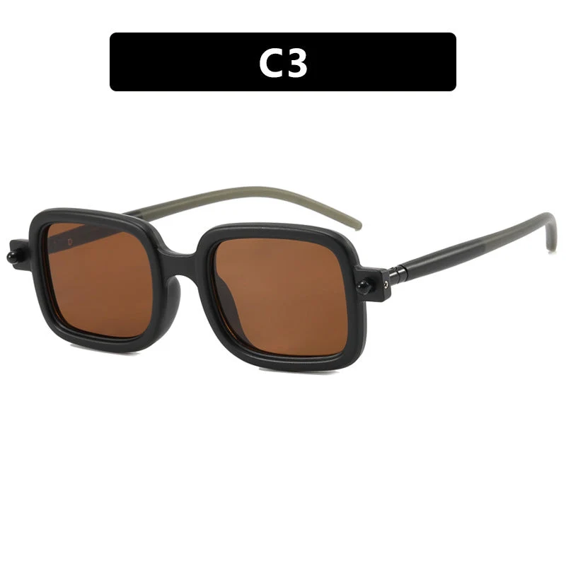 Dame kvadratisk solbrille med iøynefallende og moderne design Luvikno