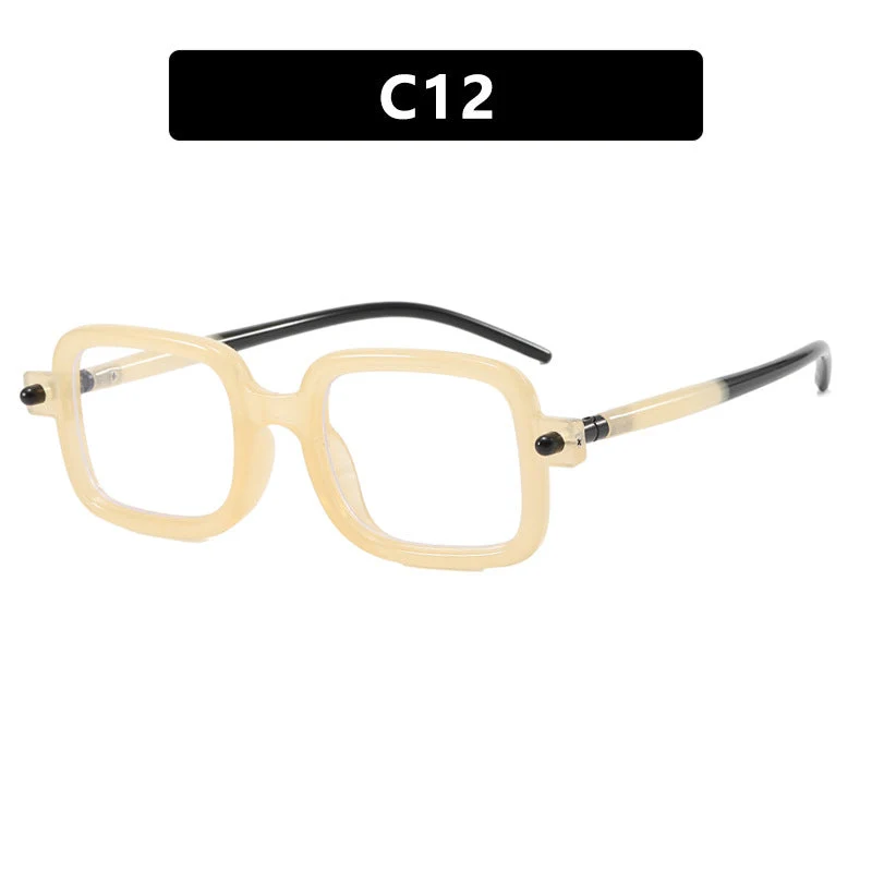 Dame kvadratisk solbrille med iøynefallende og moderne design Luvikno