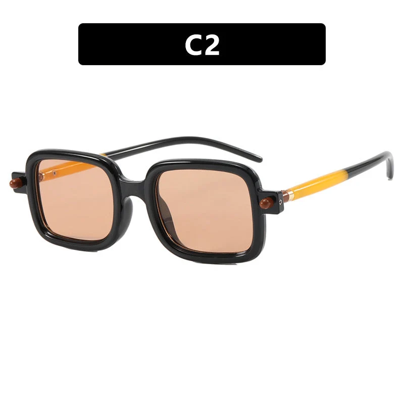 Dame kvadratisk solbrille med iøynefallende og moderne design Luvikno