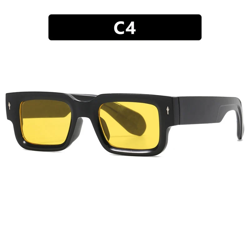Dame kvadratisk solbrille med elegant design og UV-beskyttelse Luvikno