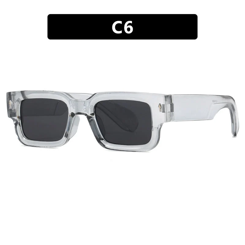 Dame kvadratisk solbrille med elegant design og UV-beskyttelse Luvikno