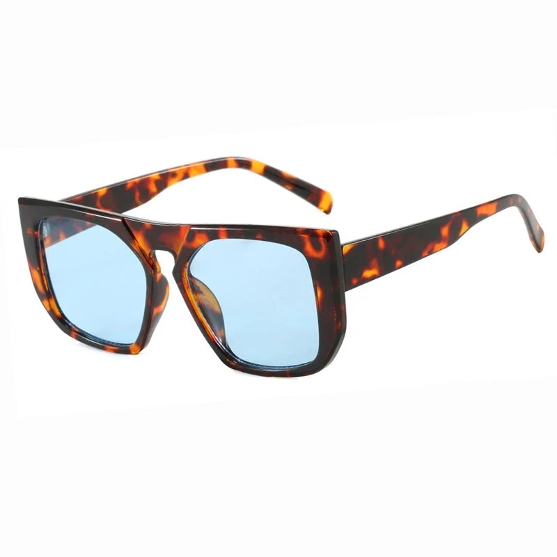 Dame firkantet motes solbrille Luvikno