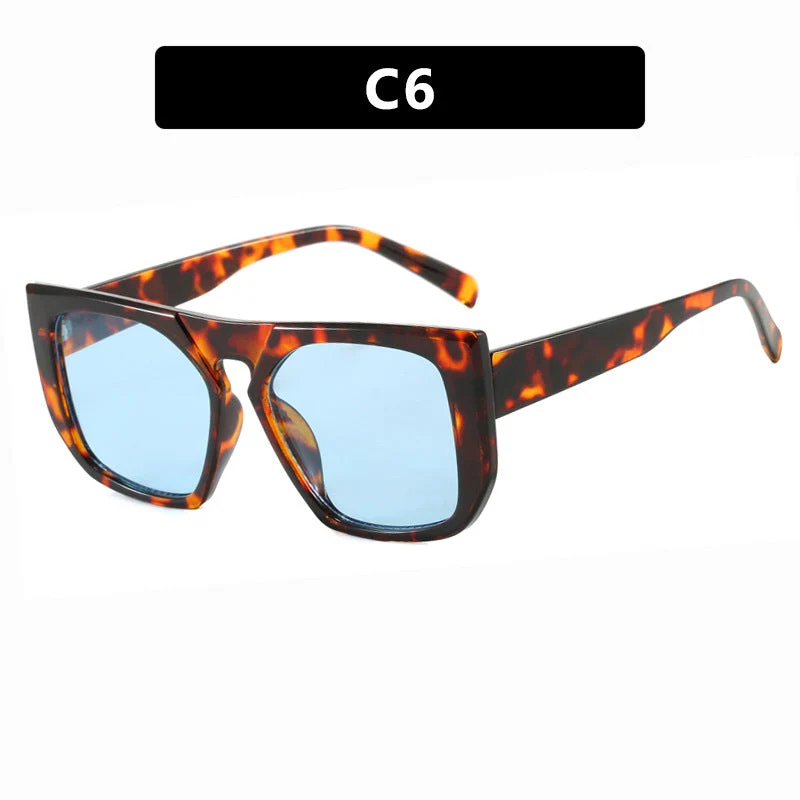 Dame firkantet motes solbrille Luvikno