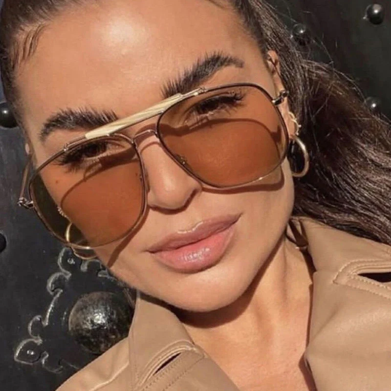 Dame pilot solbrille med stilig design og UV-beskyttelse Luvikno