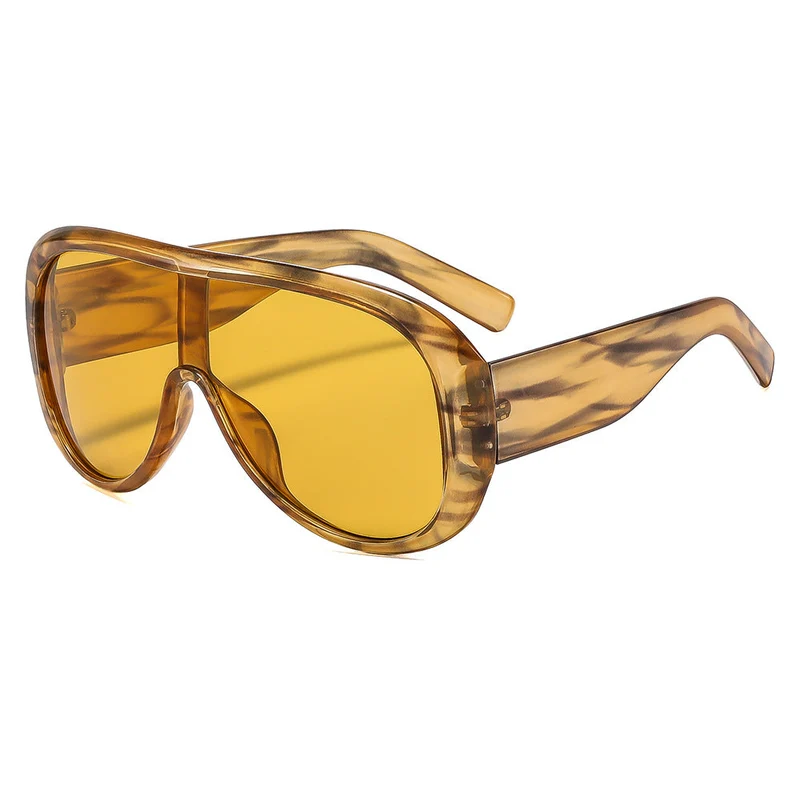 Dame oversized sports solbrille i retro-inspirert design Luvikno