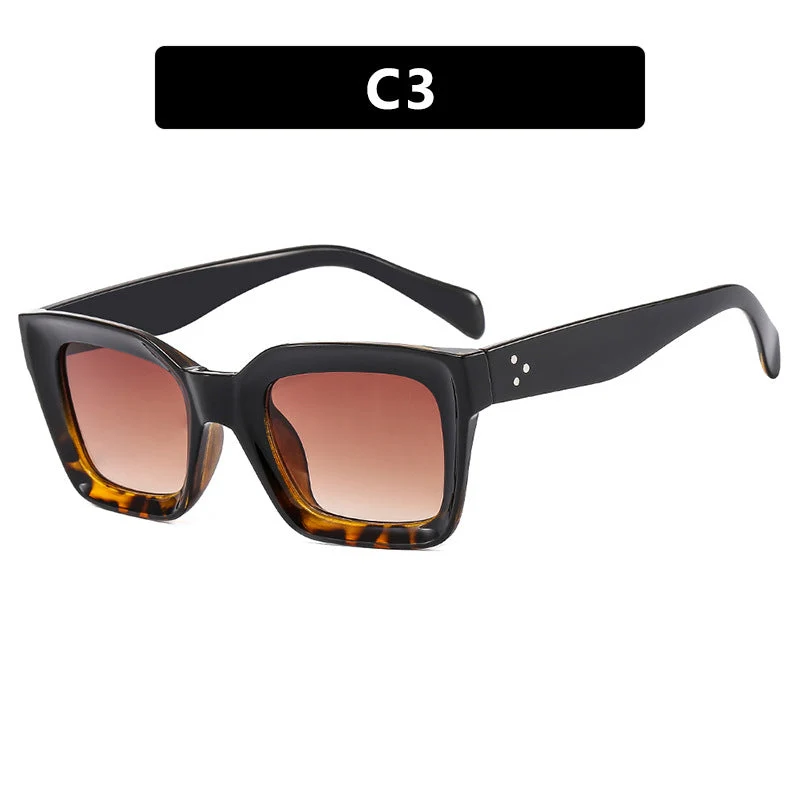 Dame oversized solbrille med markant design Luvikno