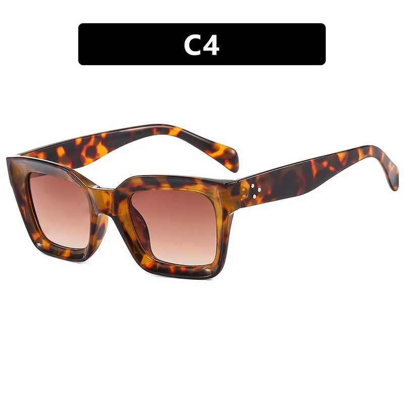 Dame oversized solbrille med markant design Luvikno