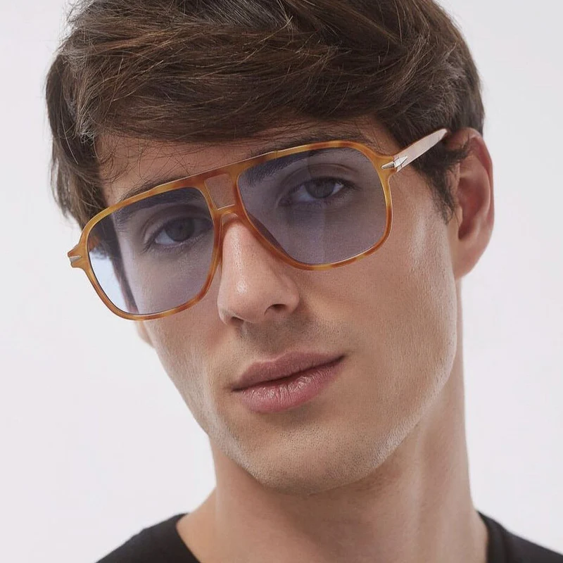 Dame oversized solbriller med mod design og beskyttende UV-filter Luvikno
