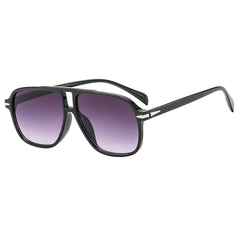Dame oversized solbriller med mod design og beskyttende UV-filter Luvikno