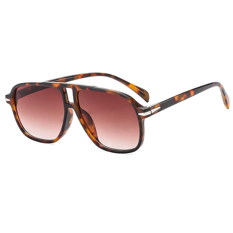 Dame oversized solbriller med mod design og beskyttende UV-filter Luvikno