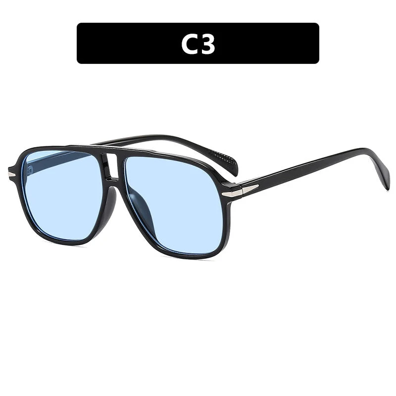 Dame oversized solbriller med mod design og beskyttende UV-filter Luvikno