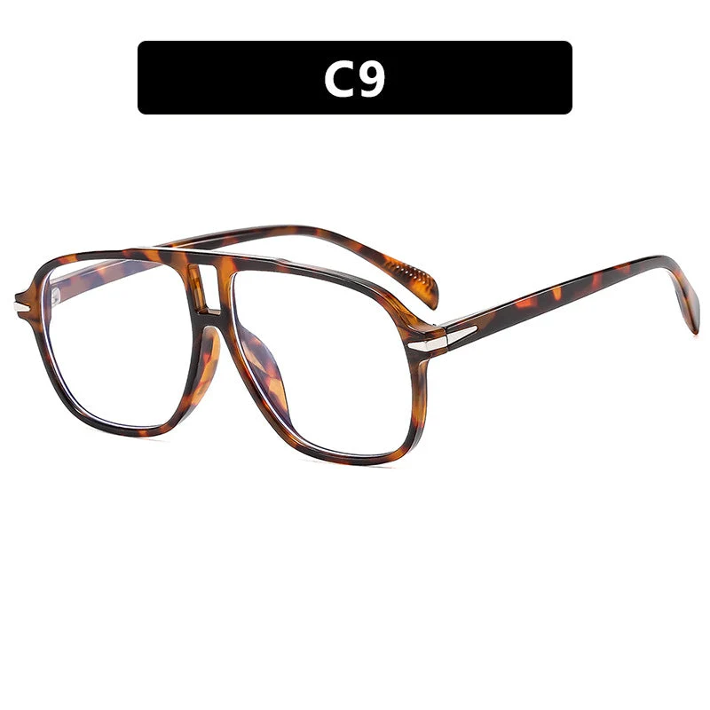 Dame oversized solbriller med mod design og beskyttende UV-filter Luvikno