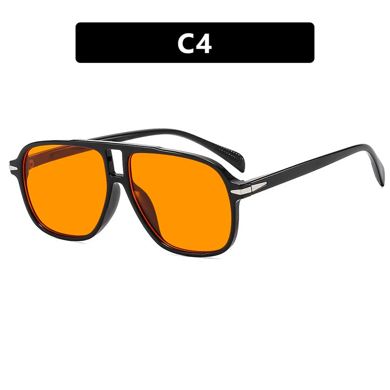 Dame oversized solbriller med mod design og beskyttende UV-filter Luvikno