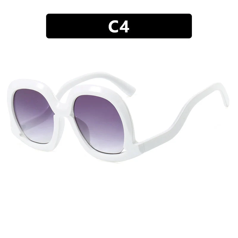 Dame oversized solbrille med moderne design Luvikno