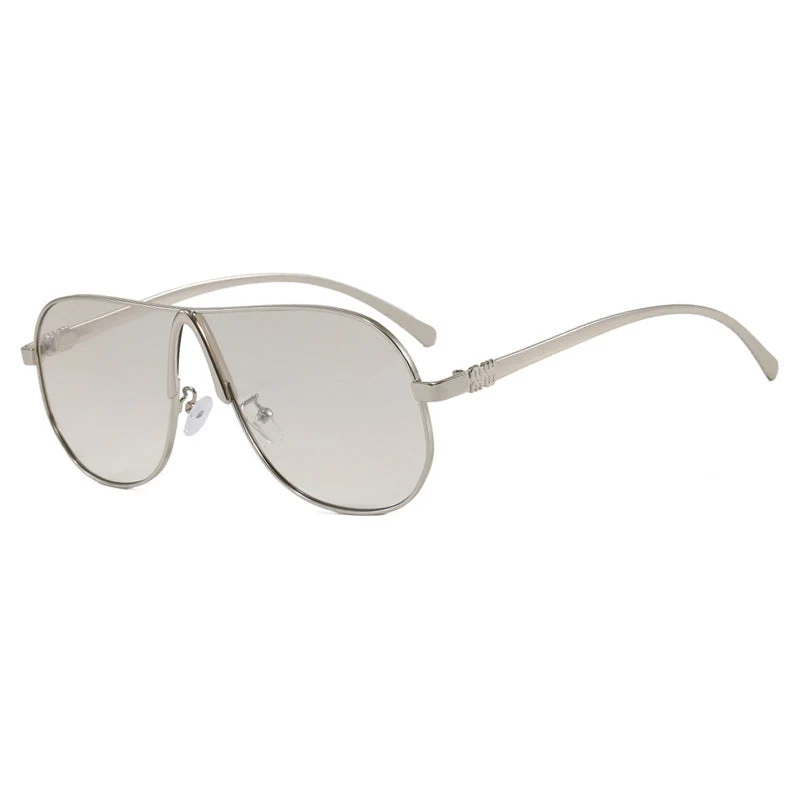 Dame oversized solbriller med moderne design Luvikno