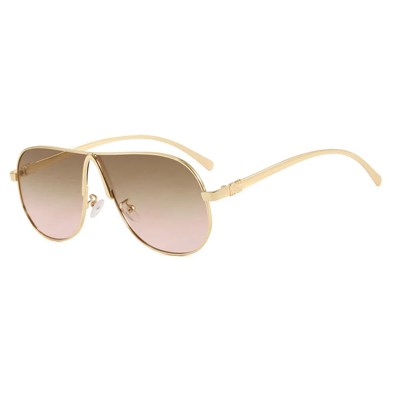 Dame oversized solbriller med moderne design Luvikno