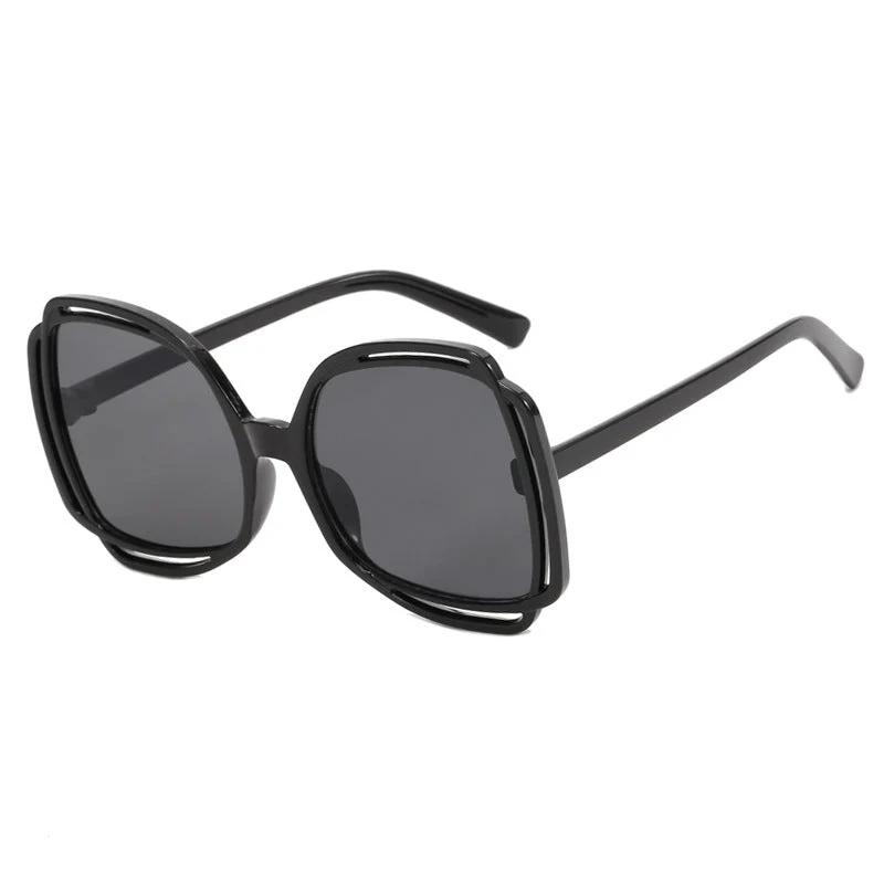 Dame oversized solbriller i moderen retro-design Luvikno