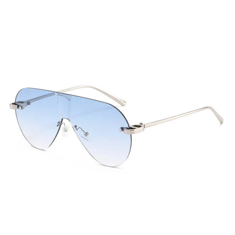 Dame Oversized solbriller i moderne aviator-stil Luvikno