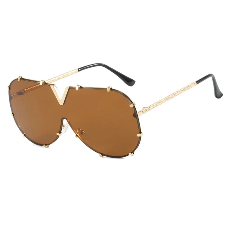 Dame oversized vernebrille i futuristisk design Luvikno
