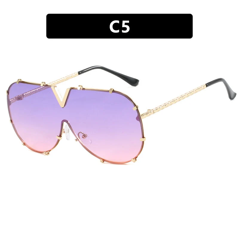 Dame oversized vernebrille i futuristisk design Luvikno