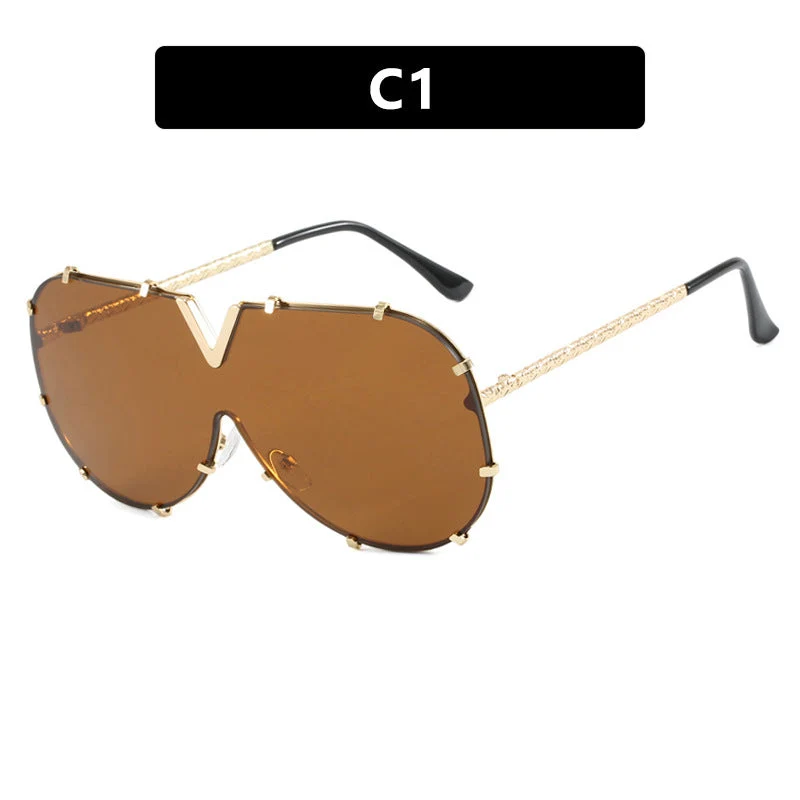 Dame oversized vernebrille i futuristisk design Luvikno