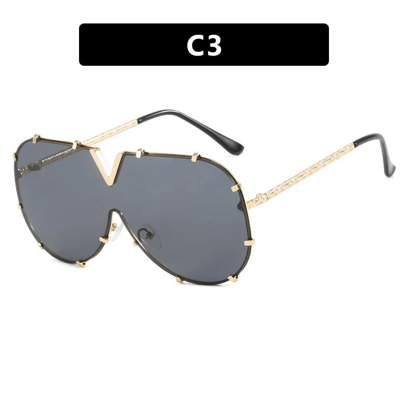Dame oversized vernebrille i futuristisk design Luvikno