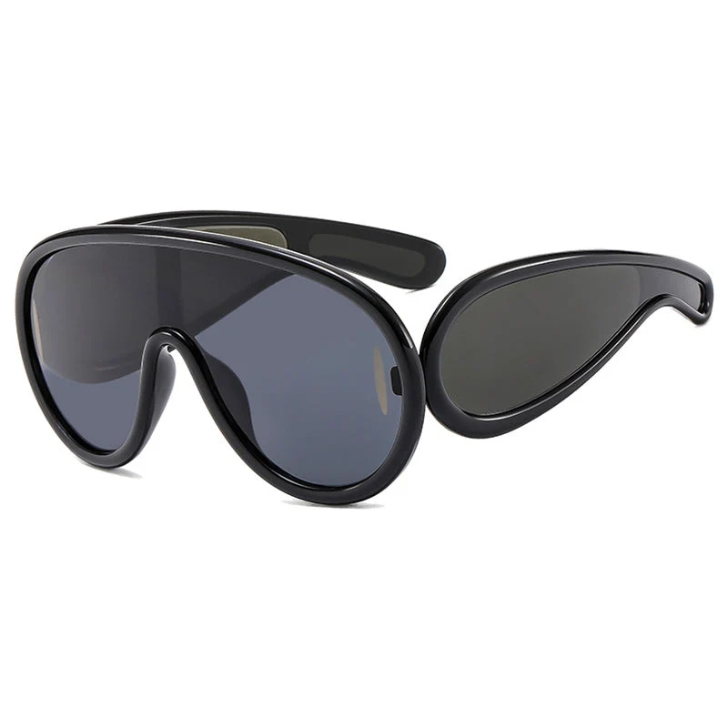 Dame oversized solbriller Luvikno